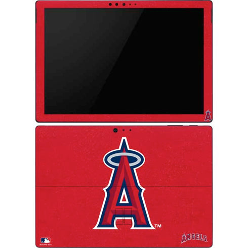 MLB Los Angeles Angels - Solid Distressed Surface Pro 6 Skin