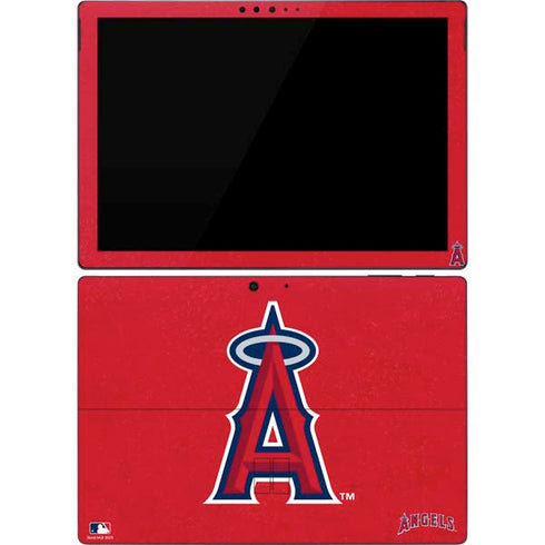 MLB Los Angeles Angels - Solid Distressed Surface Pro 7 Skin