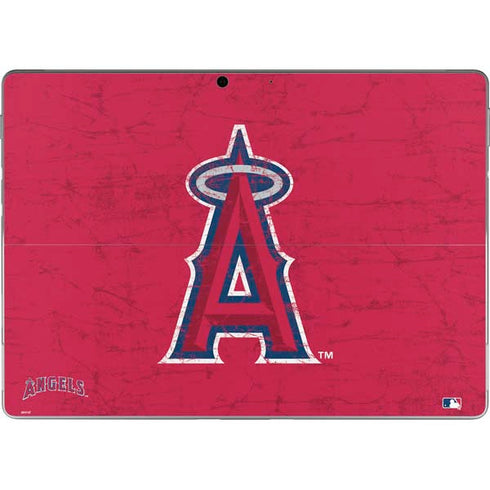 MLB Los Angeles Angels - Solid Distressed Surface Pro 8 Skin