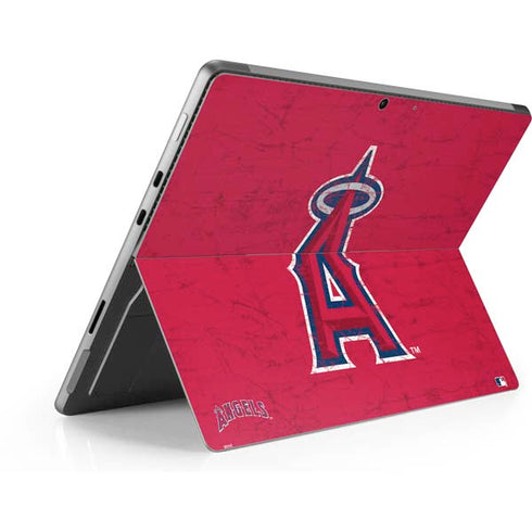 MLB Los Angeles Angels - Solid Distressed Surface Pro 8 Skin