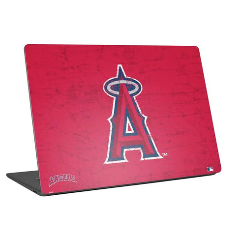 MLB Los Angeles Angels - Solid Distressed Universal Laptop 14in (11.4 x 8.2in) Skin