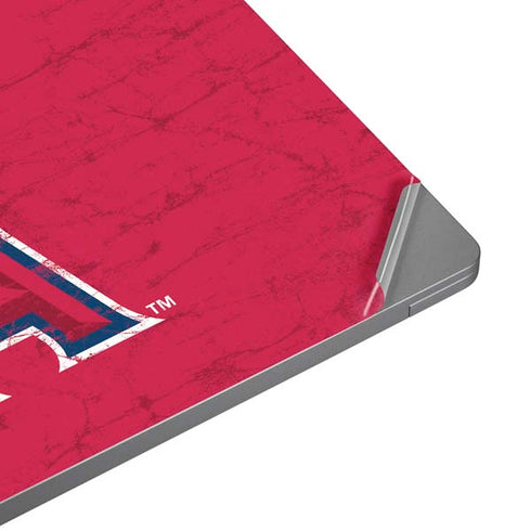 MLB Los Angeles Angels - Solid Distressed Universal Laptop 15in (12.2 x 8.8in) Skin