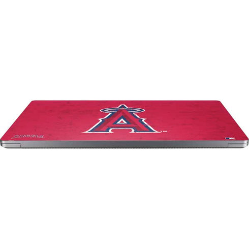 MLB Los Angeles Angels - Solid Distressed Universal Laptop 16in (13 x 9.4in) Skin