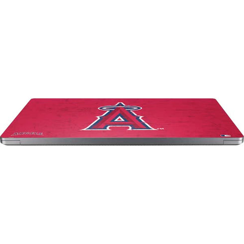 MLB Los Angeles Angels - Solid Distressed Universal Laptop 18in (14.6 x 10.6in) Skin