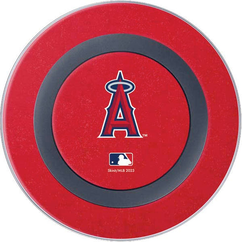 MLB Los Angeles Angels - Solid Distressed Wireless Charger Skin