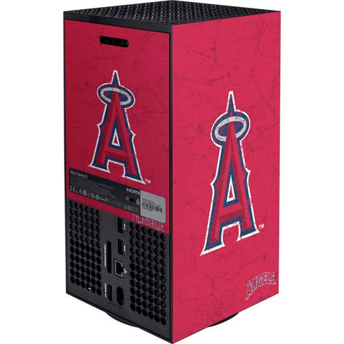 MLB Los Angeles Angels - Solid Distressed Xbox Series X Bundle Skin
