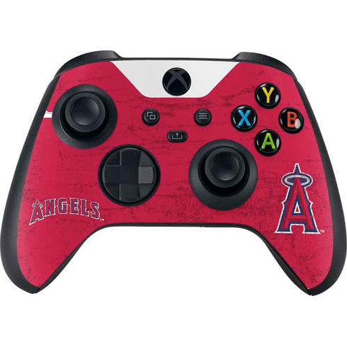 MLB Los Angeles Angels - Solid Distressed Xbox Series X Bundle Skin