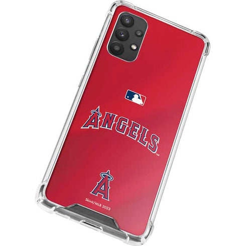 MLB Los Angeles Angels Alternate Jersey Galaxy A32 5G Clear Case