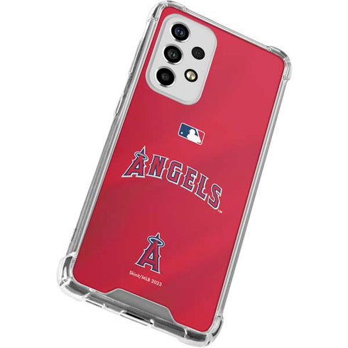 MLB Los Angeles Angels Alternate Jersey Galaxy A33 5G Clear Case