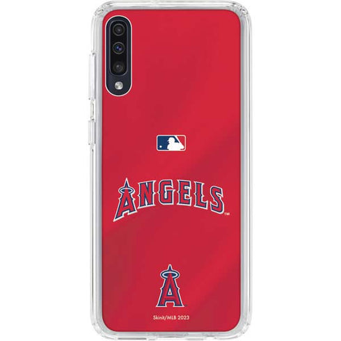 MLB Los Angeles Angels Alternate Jersey Galaxy A50 Clear Case