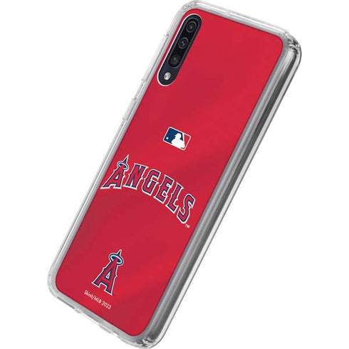 MLB Los Angeles Angels Alternate Jersey Galaxy A50 Clear Case
