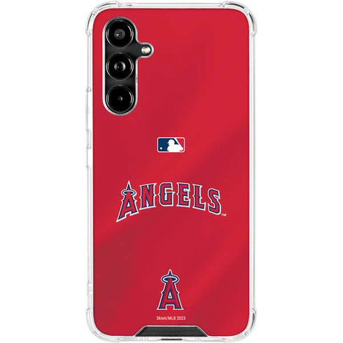 MLB Los Angeles Angels Alternate Jersey Galaxy A54 5G Clear Case