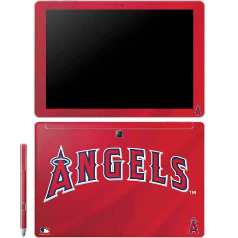 MLB Los Angeles Angels Alternate Jersey Galaxy Book 12in Skin