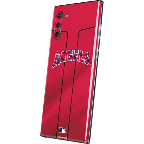 MLB Los Angeles Angels Alternate Jersey Galaxy Note 10 Skin