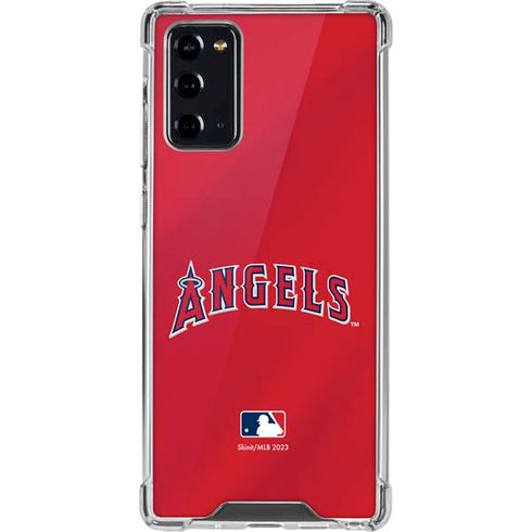 MLB Los Angeles Angels Alternate Jersey Galaxy Note20 5G Clear Case