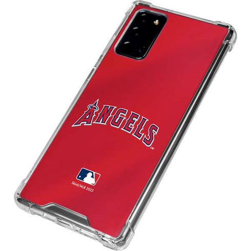 MLB Los Angeles Angels Alternate Jersey Galaxy Note20 5G Clear Case