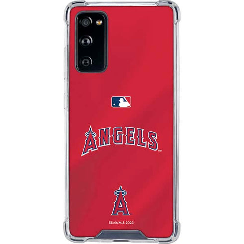 MLB Los Angeles Angels Alternate Jersey Galaxy S20 FE Clear Case