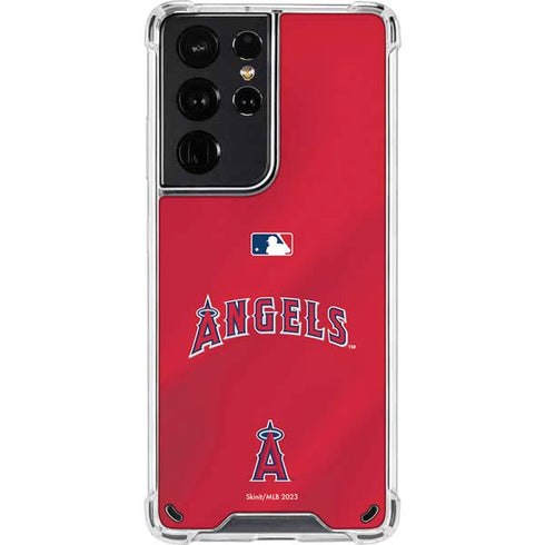 MLB Los Angeles Angels Alternate Jersey Galaxy S21 Ultra 5G Clear Case