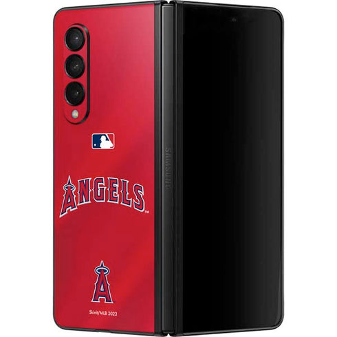 MLB Los Angeles Angels Alternate Jersey Galaxy Z Fold3 5G Skin