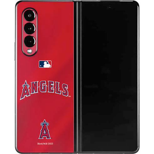 MLB Los Angeles Angels Alternate Jersey Galaxy Z Fold3 5G Skin