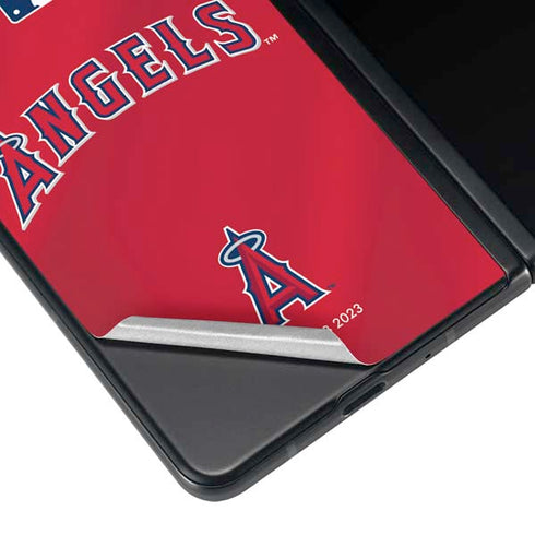 MLB Los Angeles Angels Alternate Jersey Galaxy Z Fold3 5G Skin