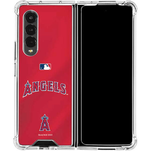 MLB Los Angeles Angels Alternate Jersey Galaxy Z Fold4 5G Clear Case