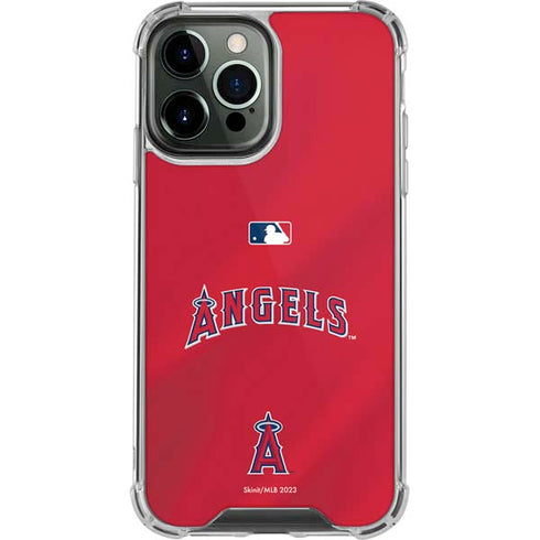 MLB Los Angeles Angels Alternate Jersey iPhone 14 Pro Max Clear Case