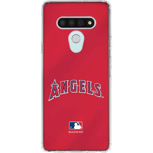 MLB Los Angeles Angels Alternate Jersey LG Stylo 6 Clear Case