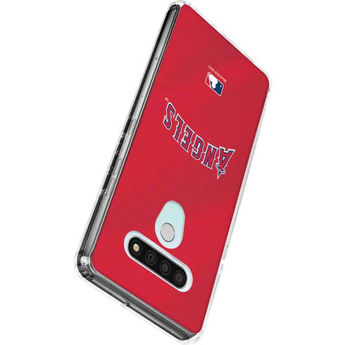 MLB Los Angeles Angels Alternate Jersey LG Stylo 6 Clear Case