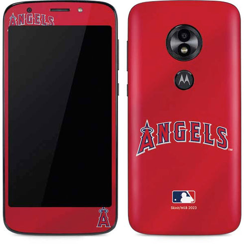 MLB Los Angeles Angels Alternate Jersey Moto E5 Play Skin
