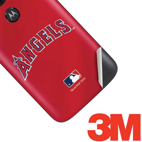 MLB Los Angeles Angels Alternate Jersey Moto E5 Play Skin