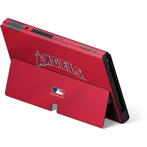 MLB Los Angeles Angels Alternate Jersey Nintendo Switch OLED (2021) Skin
