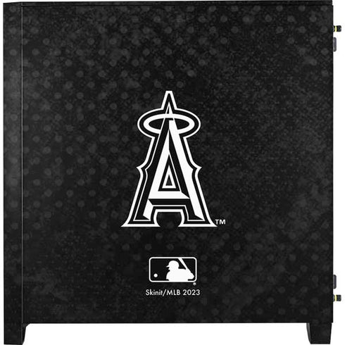 MLB Los Angeles Angels Dark Wash Corsair 4000D Tempered Glass Mid-Tower ATX Case Skin