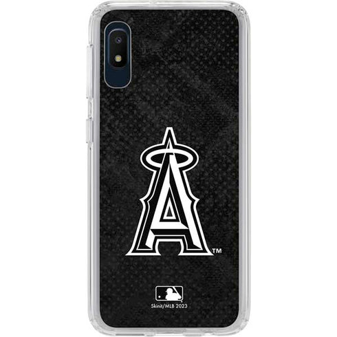 MLB Los Angeles Angels Dark Wash Galaxy A10e Clear Case