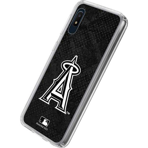 MLB Los Angeles Angels Dark Wash Galaxy A10e Clear Case