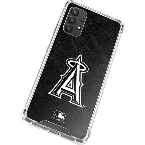 MLB Los Angeles Angels Dark Wash Galaxy A32 5G Clear Case