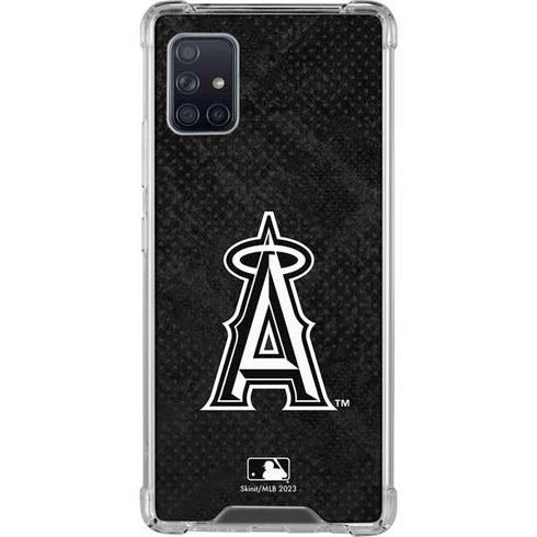 MLB Los Angeles Angels Dark Wash Galaxy A51 5G Clear Case