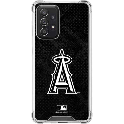 MLB Los Angeles Angels Dark Wash Galaxy A52 5G Clear Case