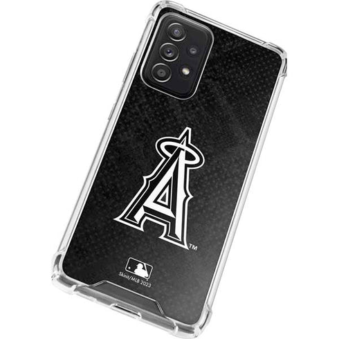 MLB Los Angeles Angels Dark Wash Galaxy A52 5G Clear Case