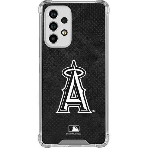MLB Los Angeles Angels Dark Wash Galaxy A53 5G Clear Case