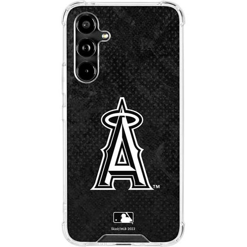 MLB Los Angeles Angels Dark Wash Galaxy A54 5G Clear Case