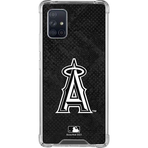 MLB Los Angeles Angels Dark Wash Galaxy A71 5G Clear Case