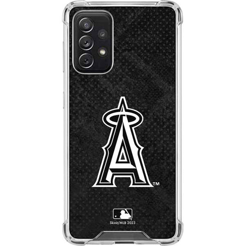 MLB Los Angeles Angels Dark Wash Galaxy A72 5G Clear Case