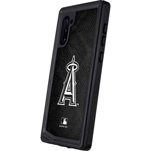 MLB Los Angeles Angels Dark Wash Galaxy Note 10 Waterproof Case