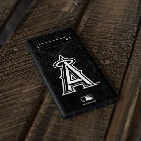 MLB Los Angeles Angels Dark Wash Galaxy S10 Plus Skin