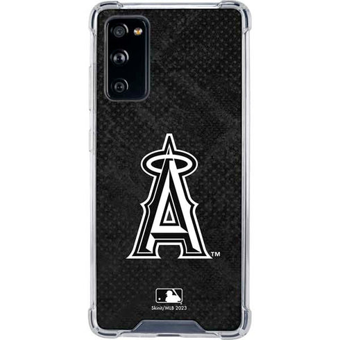 MLB Los Angeles Angels Dark Wash Galaxy S20 FE Clear Case