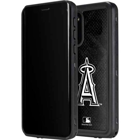 MLB Los Angeles Angels Dark Wash Galaxy S20 Waterproof Case