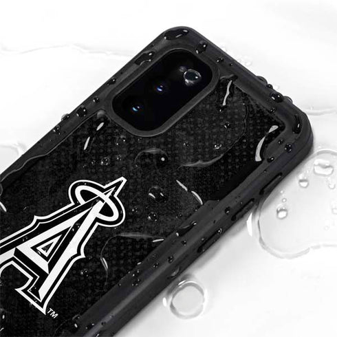 MLB Los Angeles Angels Dark Wash Galaxy S20 Waterproof Case
