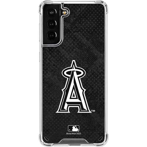 MLB Los Angeles Angels Dark Wash Galaxy S21 Plus 5G Clear Case