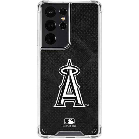 MLB Los Angeles Angels Dark Wash Galaxy S21 Ultra 5G Clear Case